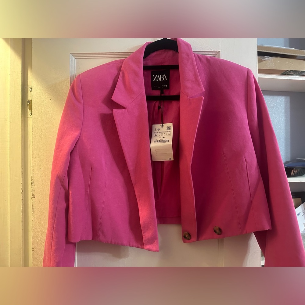 ZARA cropped blazer